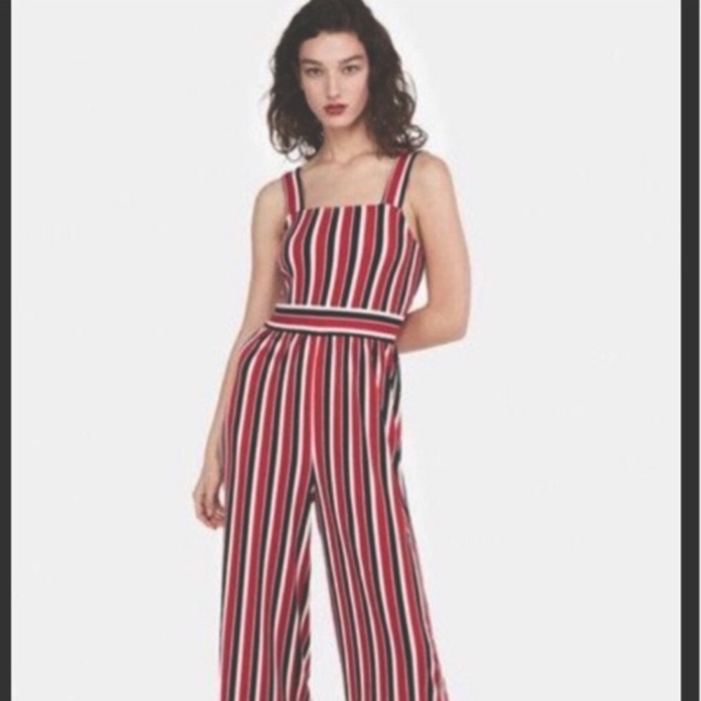 Express Red & Black Jumpsuit (FREE SHIPPING)